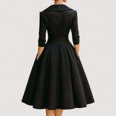 Lorenza™ | Midi satenska haljina 