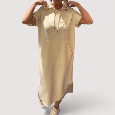 Ellen™ | Ležerna haljina s kapuljačom