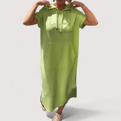 Ellen™ | Ležerna haljina s kapuljačom