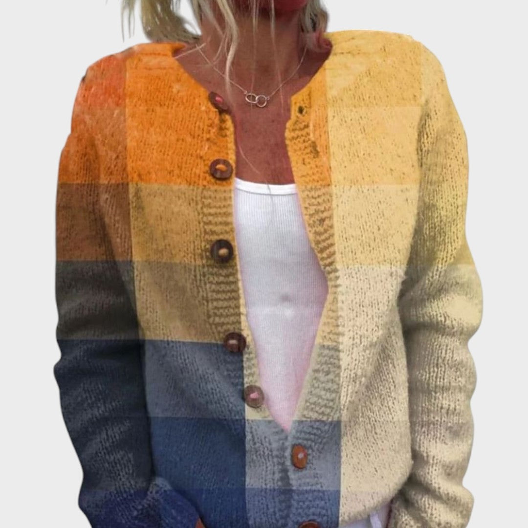 Marijana - Jesenski cvjetni kardigan