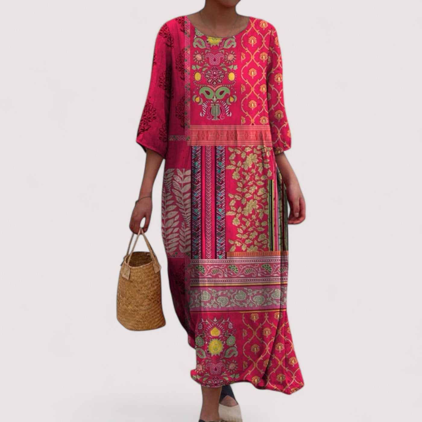 Vera™ | Elegantna geometrijska haljina