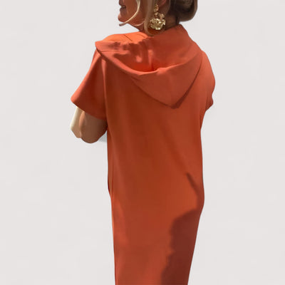 Ellen™ | Ležerna haljina s kapuljačom