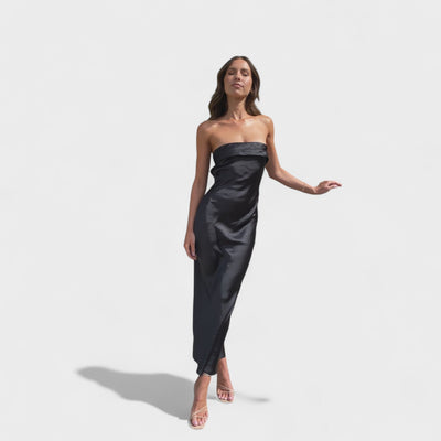 Ivkica- Haljina od satena bez rukava