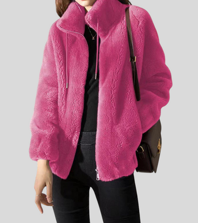 Marry - Mekana Flis Jakna s Visokom Ogradom