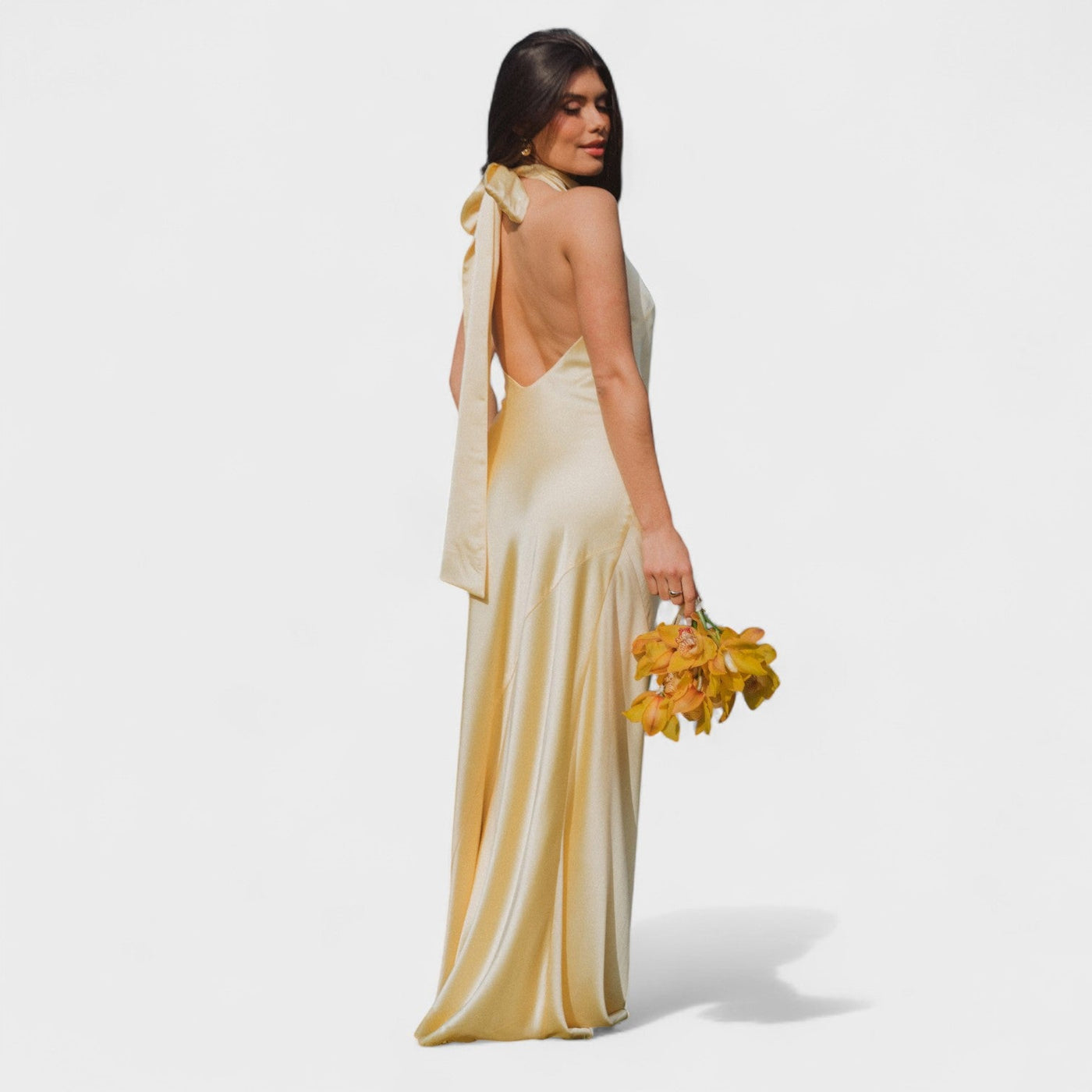 Vjera - Haljina s satenskom mašnom