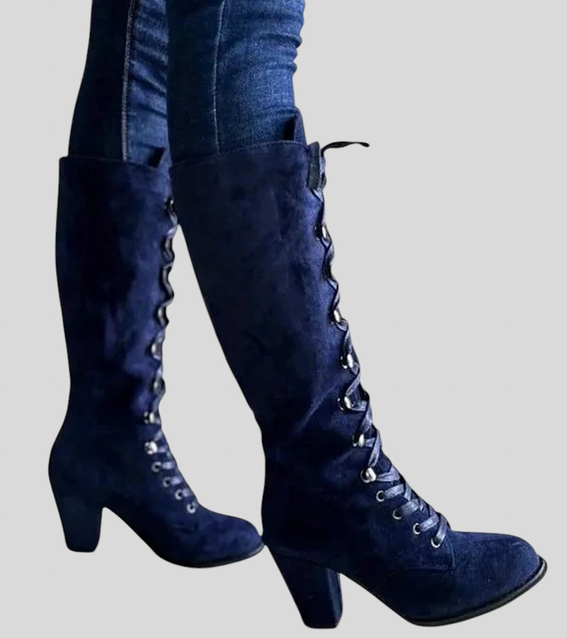 Lena - Ženske Čizme s Udobnom Petom