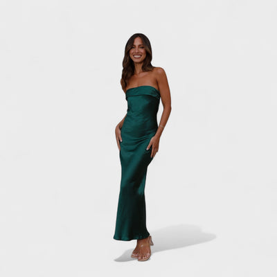 Ivkica- Haljina od satena bez rukava