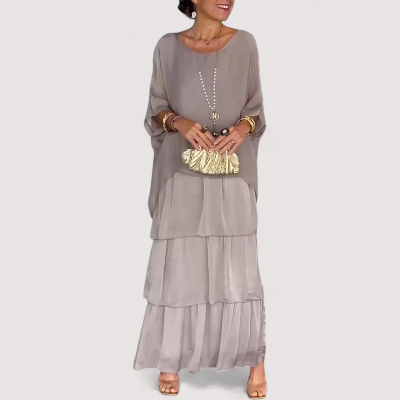 Lovrenka™ | Elegantna haljina od šifona u boho stilu