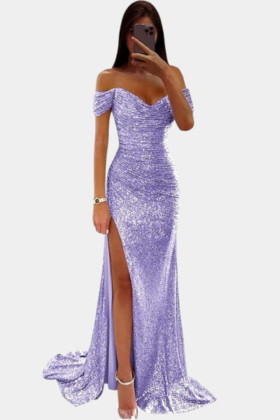 Renata Haljina Sirena bez naramenica sa šljokicama