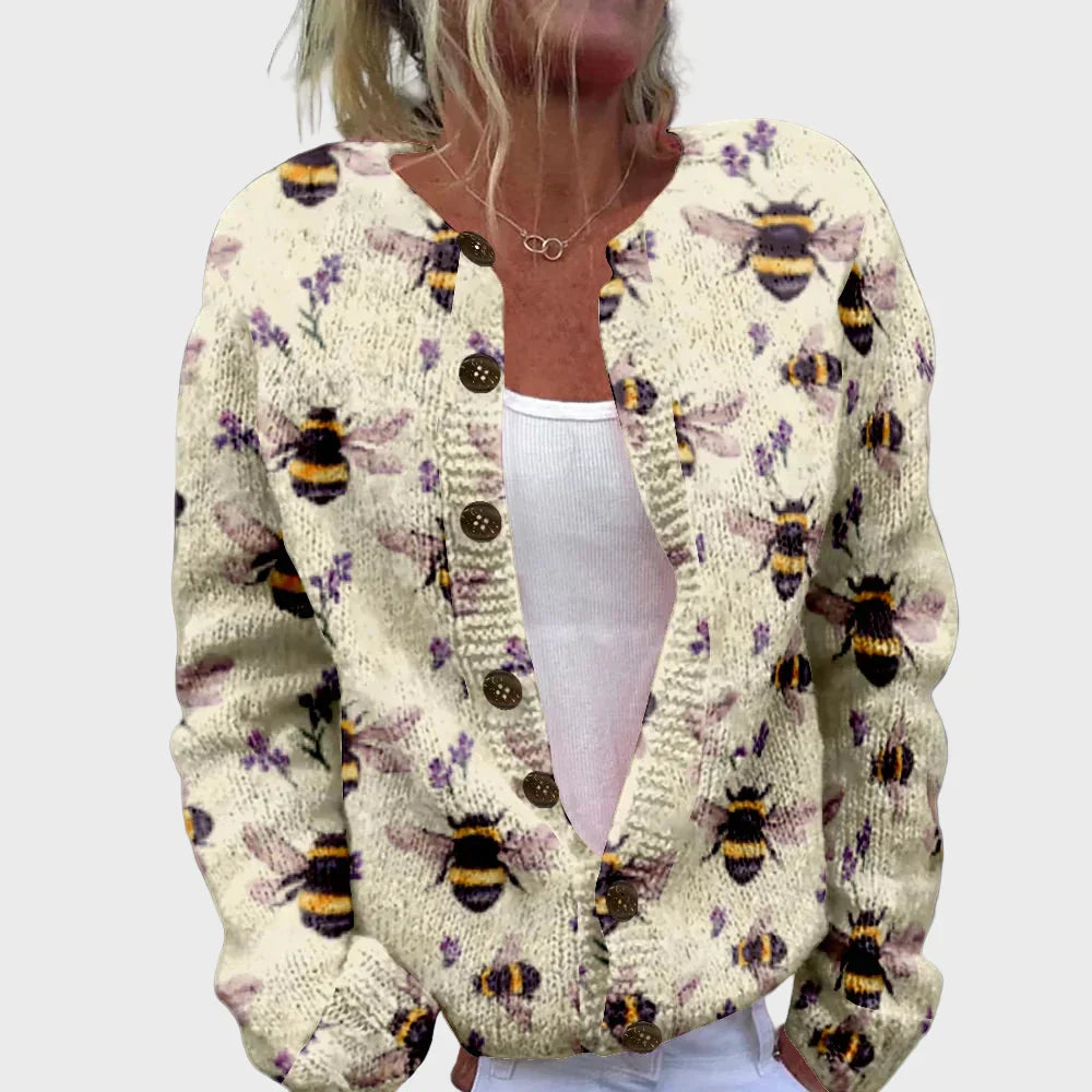 Elegantni Pleteni Prsluk sa Uzorkom