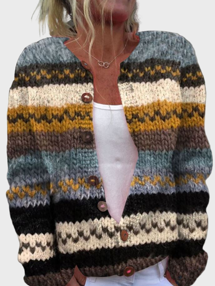 Pleteni Prsluk s Uzorkom