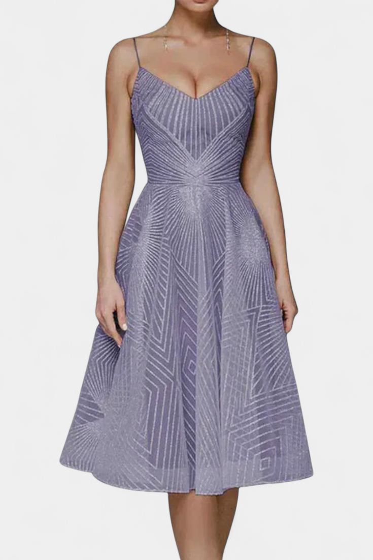 Dragana Duga Haljina s Vezenjem i A Krojem