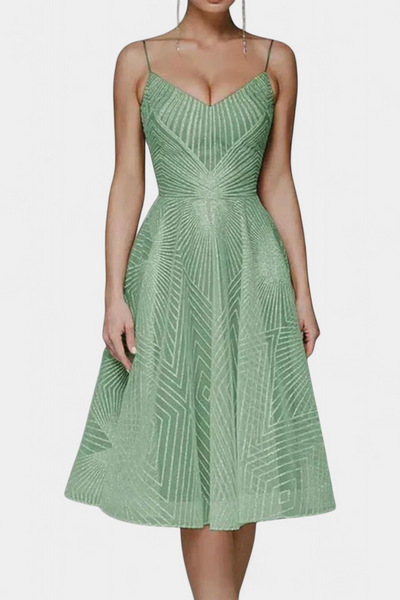 Dragana Duga Haljina s Vezenjem i A Krojem