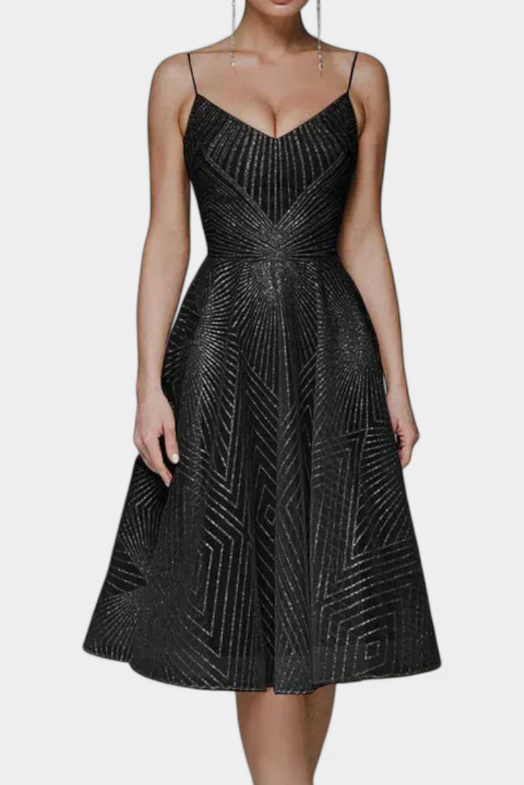 Dragana Duga Haljina s Vezenjem i A Krojem