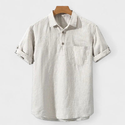 Kaj - Polo majica od lanenog platna