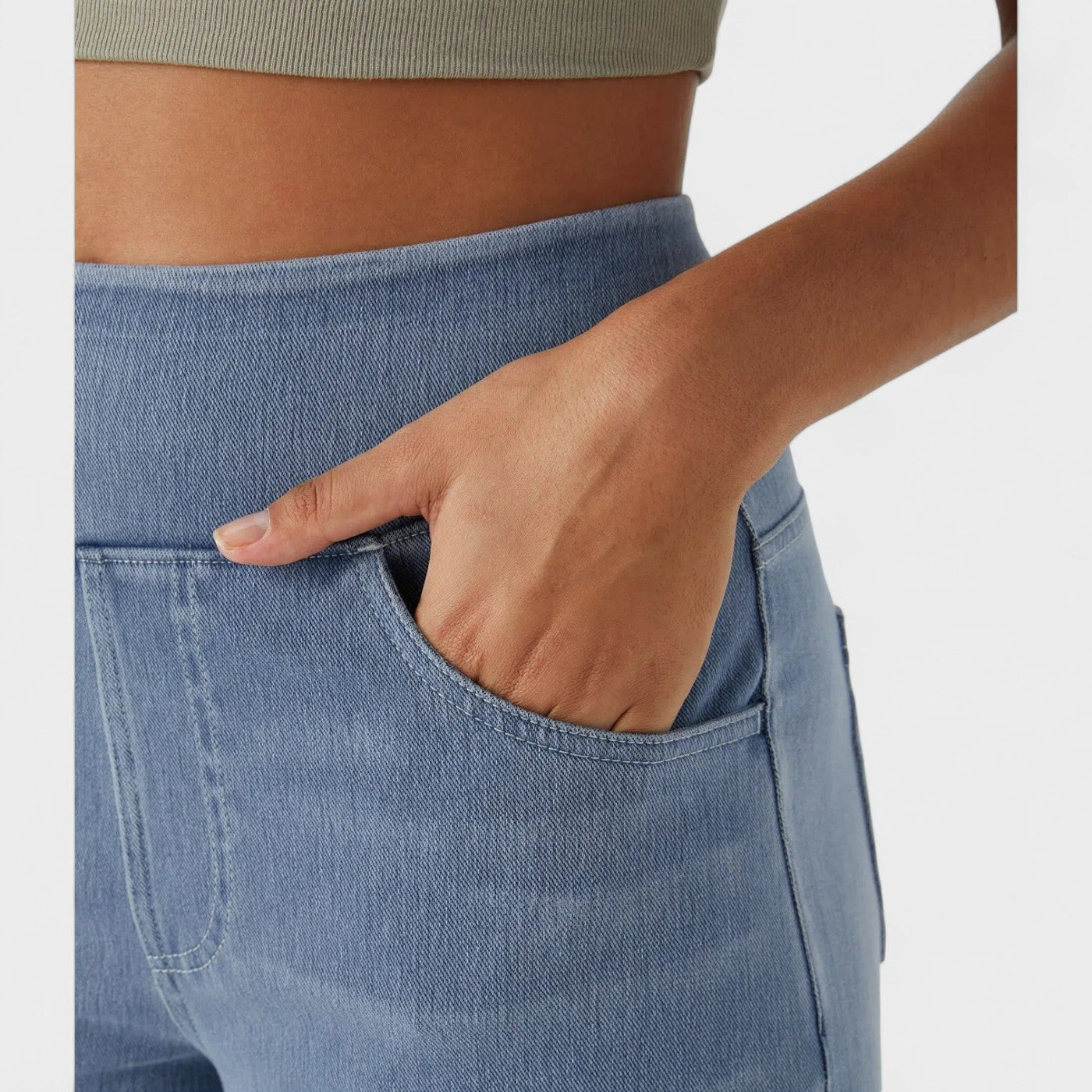 Štefanija - Hlače od traperice širokog kroja