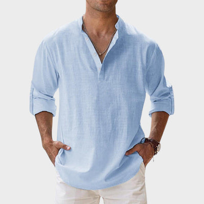 Mikkel - Åndbar linnedskjorte