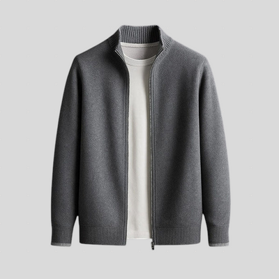 Zoran - Pletena Jakna s Patentnim Zatvaračem